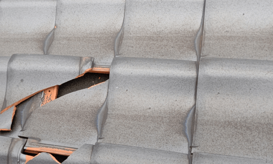 ひび割れや欠け